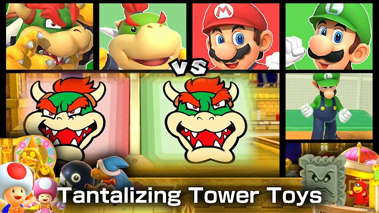 Super Mario Party Tantalizing Tower Toys ◆ Bowser and Bowser jr. vs Mario and Luigi (Master) #5