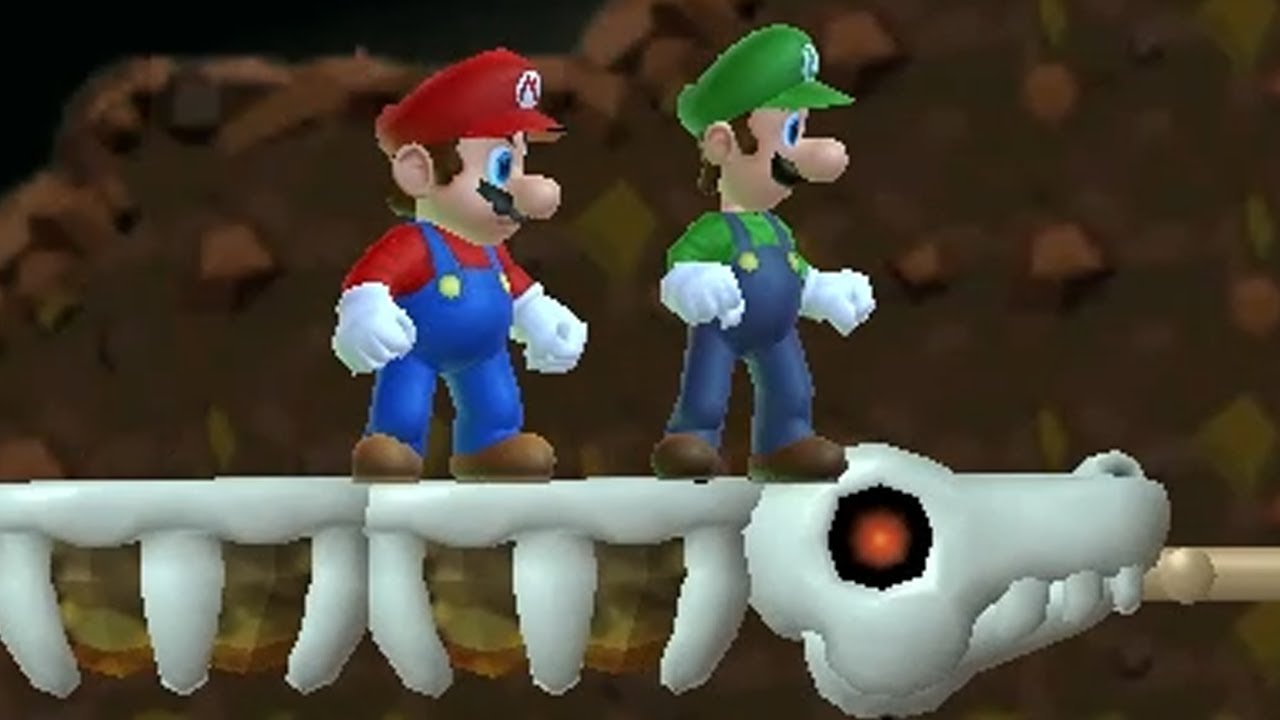 Newer Super Mario Bros Wii Co-Op (2 Player) Walkthrough - Part 2 - Rubble Ruins