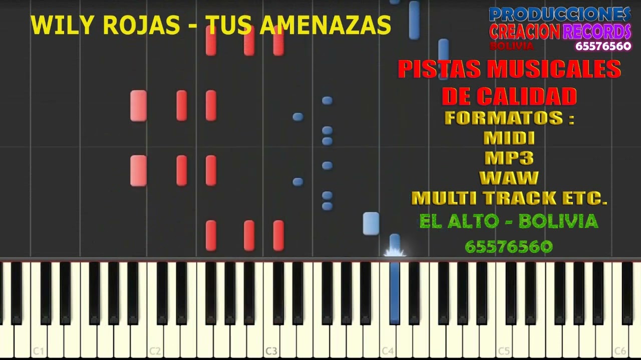 WILY ROJAS : AMENAZAS ( Pista Tutorial )