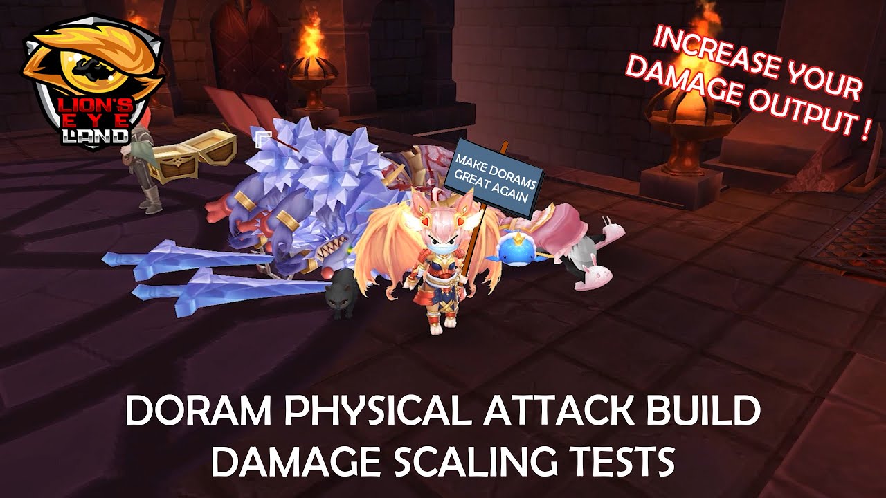 Doram Physical Attack Build Detailed Damage Scaling Tests [ Ragnarok Mobile : Eternal Love ]