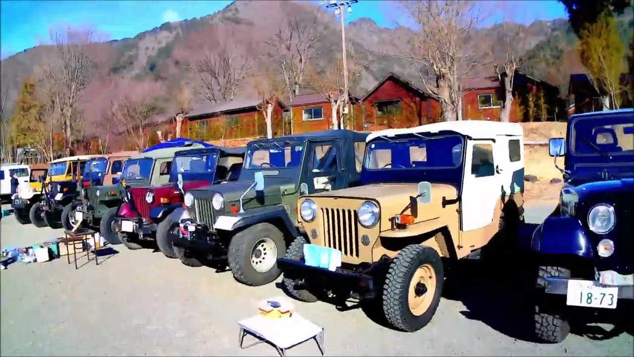 ～三菱ジープJ52後期で行く～2025 J30 Owner's CLUB NYM in 西湖湖畔キャンプ場