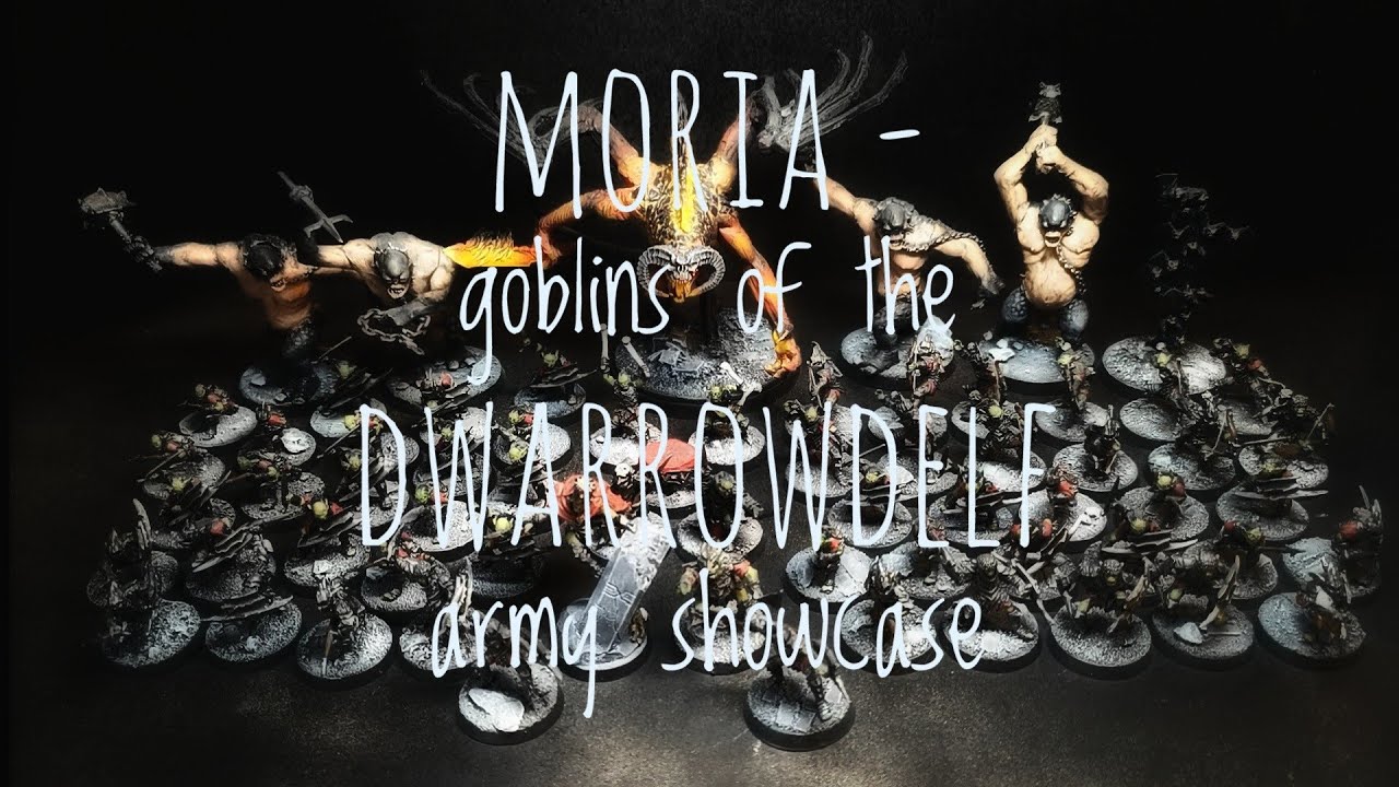 The Lord of the Rings army showcase : Moria goblins Middle Earth SBG Warhammer