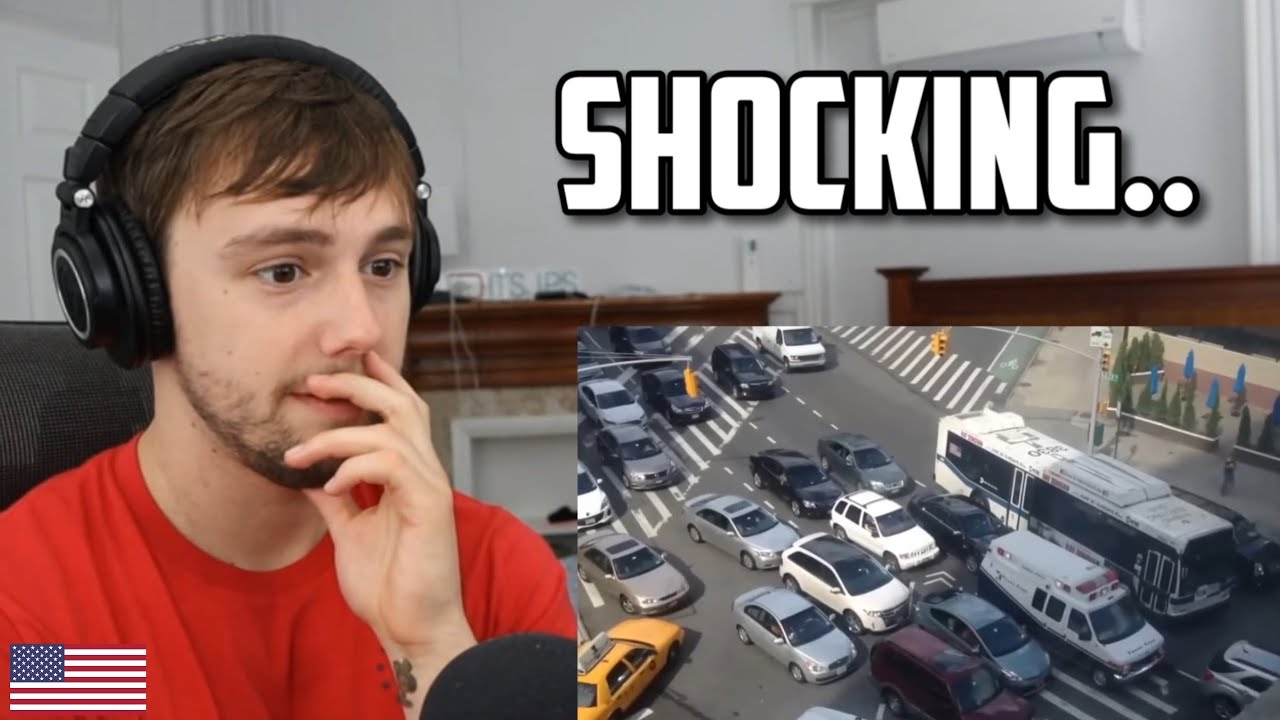 How Different Countries React to Ambulance Sirens.. (American Reacts)