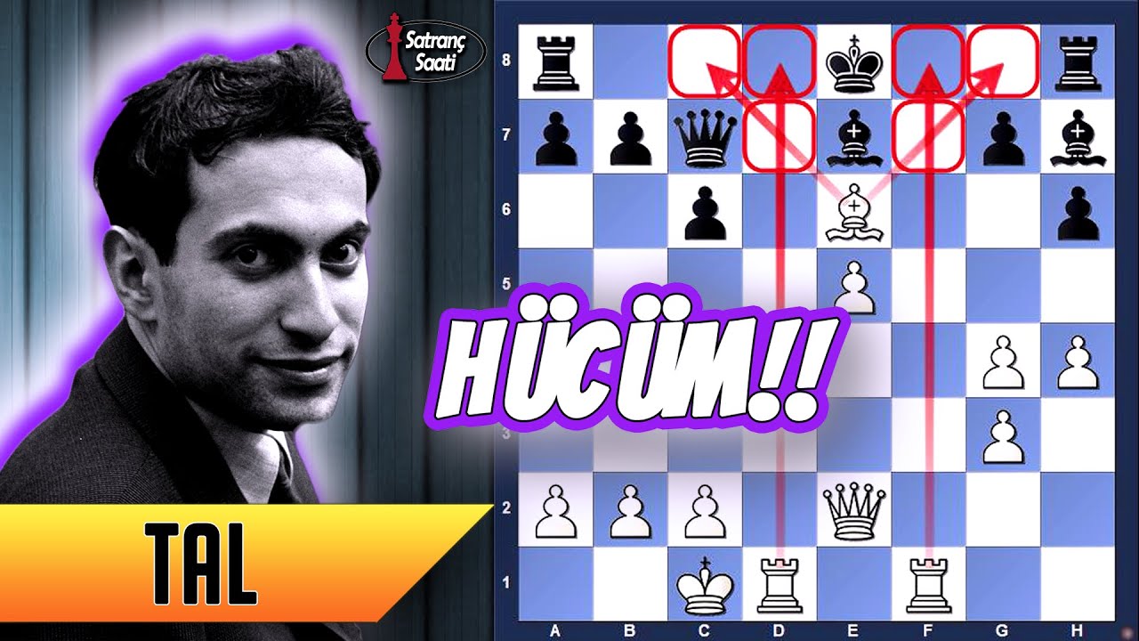 Satranç ve Hücum - Mikhail Tal vs Geza Fuster - Portoroz 1958 - Ustalarla Satranç
