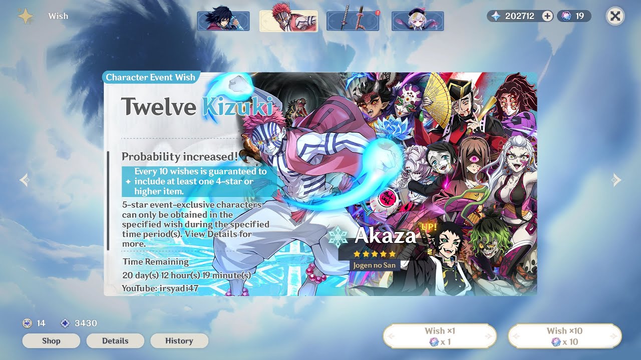 Kimetsu no Yaiba Demons Banner Wish Fanmade | Genshin Impact X Demon Slayer Part 3
