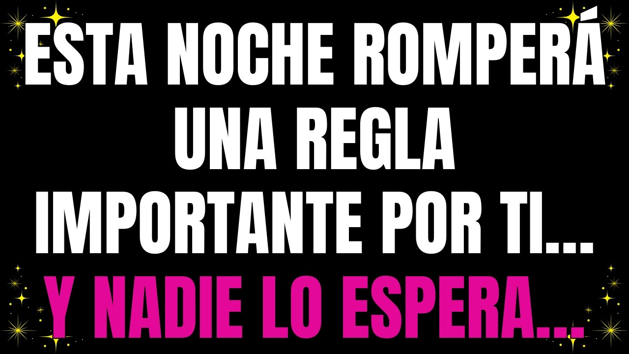 💌 Esta noche romperá una regla importante por ti… y nadie lo espera…