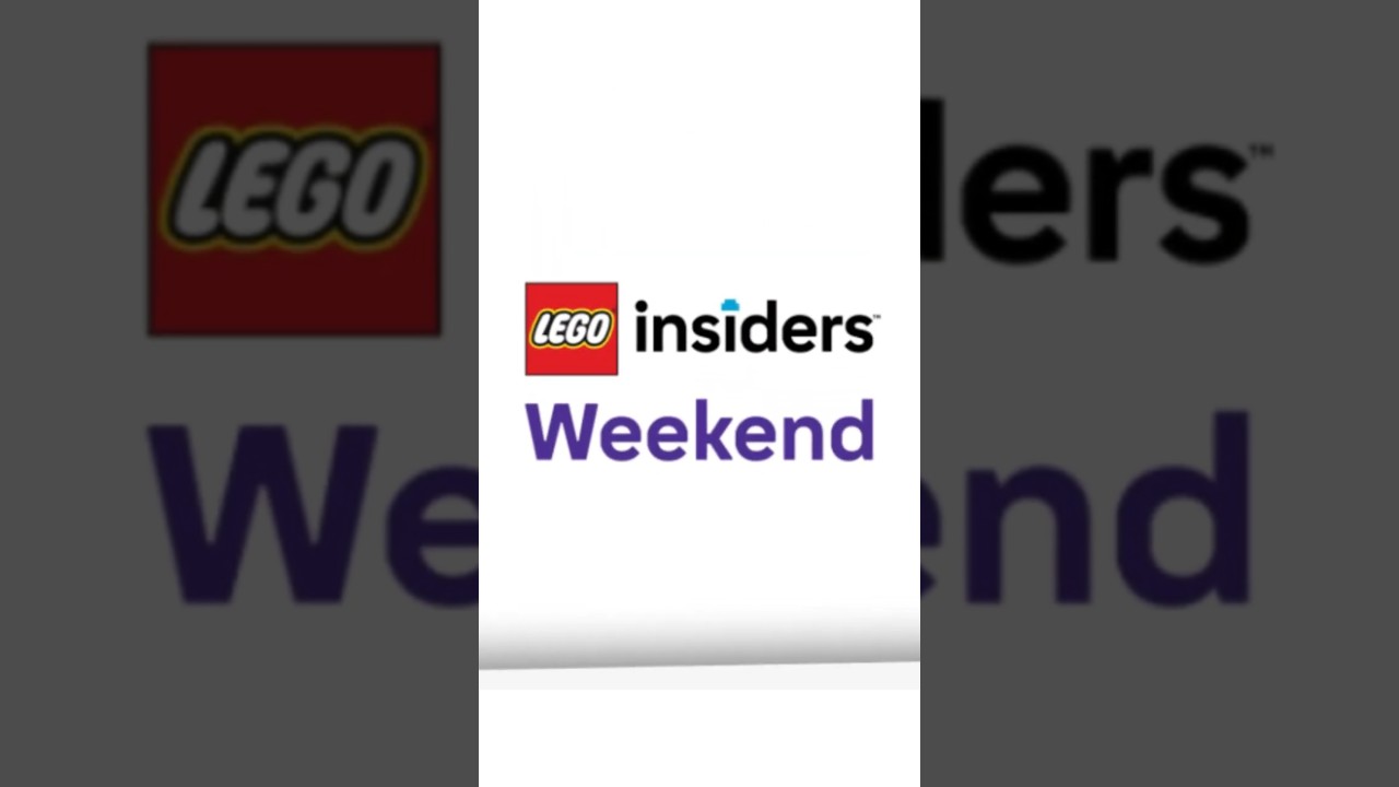 Nadchodzi Weekend Insiders 2024 na LEGO.pl!
