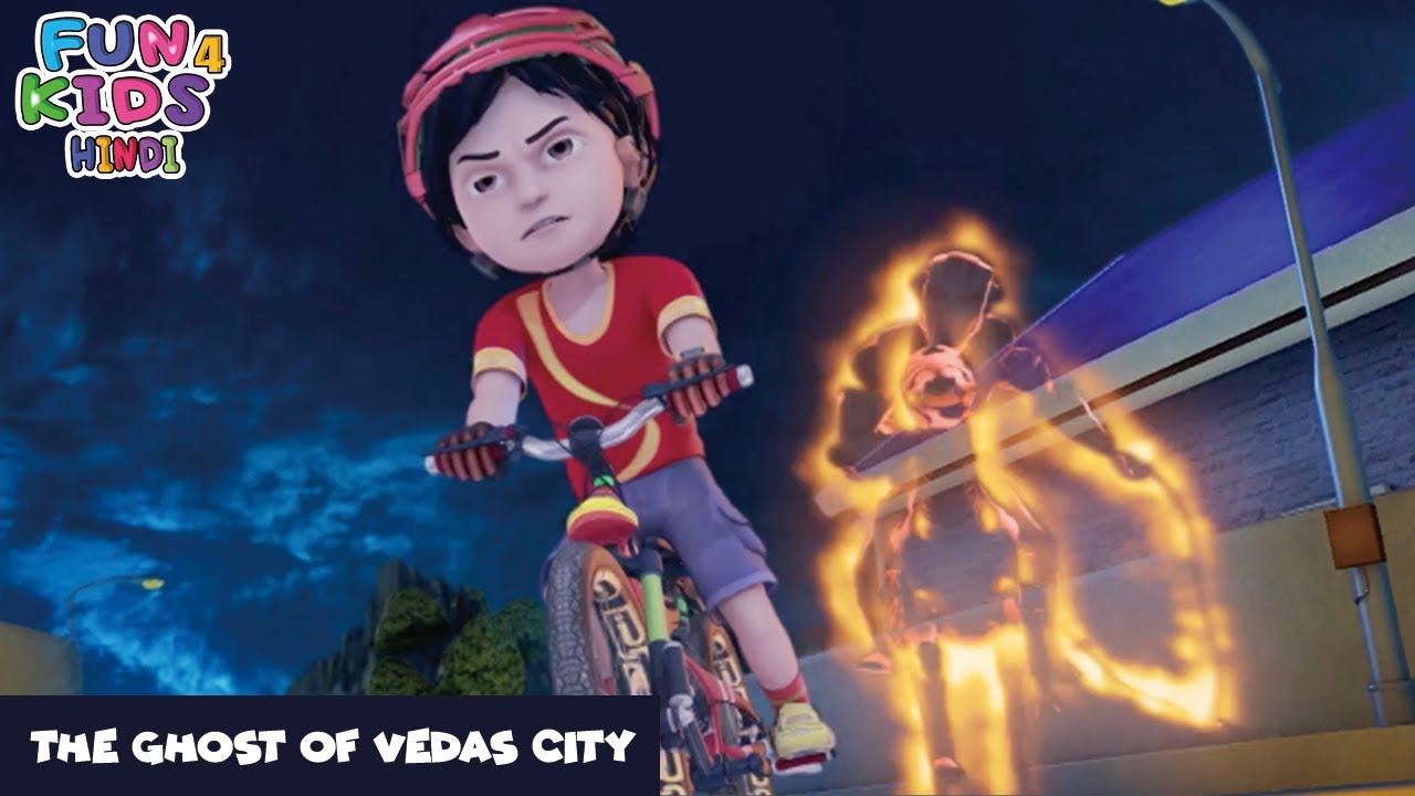 The Ghost of Vedas City | Shiva | शिवा Episode 11 | Fun 4 Kids - Hindi | Funny Action Cartoon