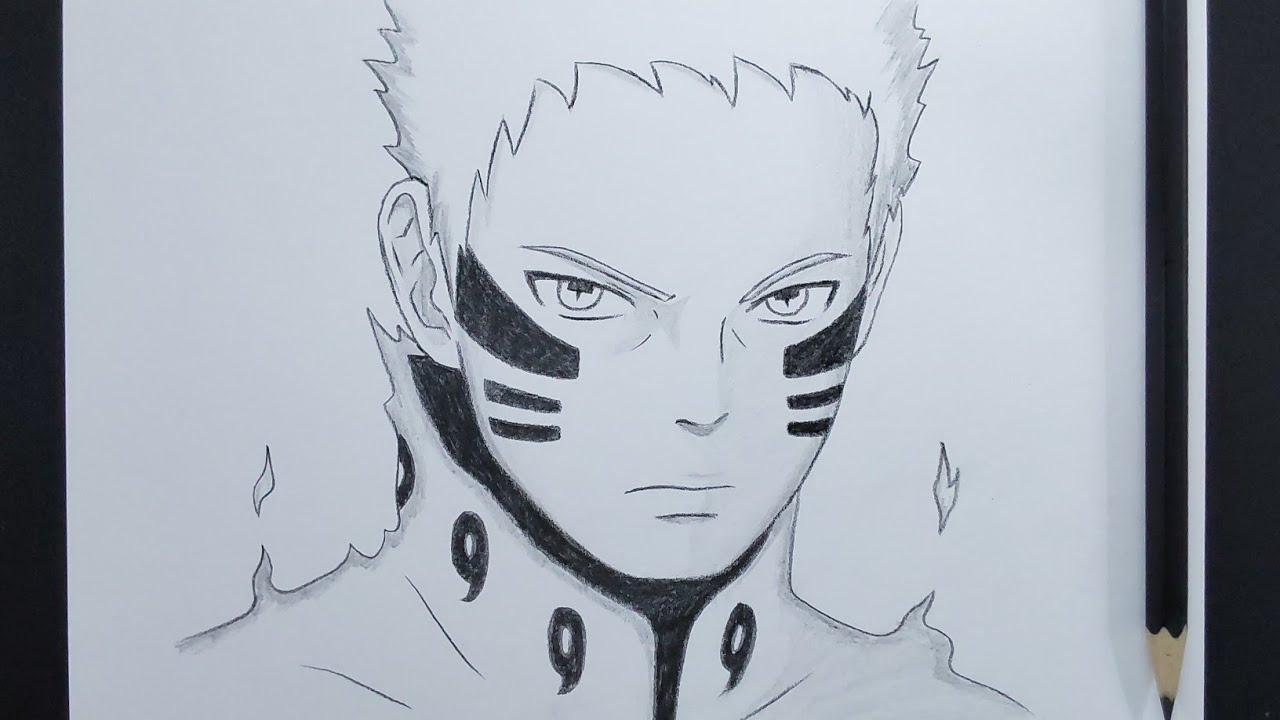 How To Draw KCM Naruto Step By Step || Easy Naruto Drawing