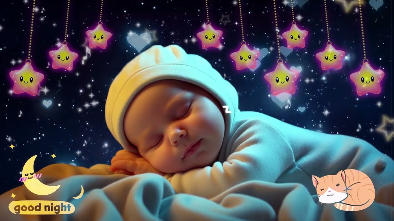 Mozart & Brahms Lullaby 🎵 Baby Sleep Music  | 3 Hours Relaxing Music for Baby & Mommy