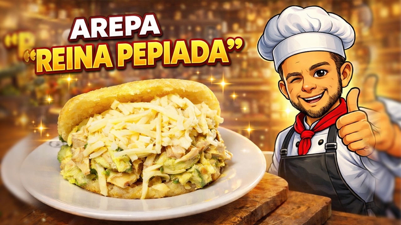 Así se prepara una AREPA VENEZOLANA Reina Pepiada