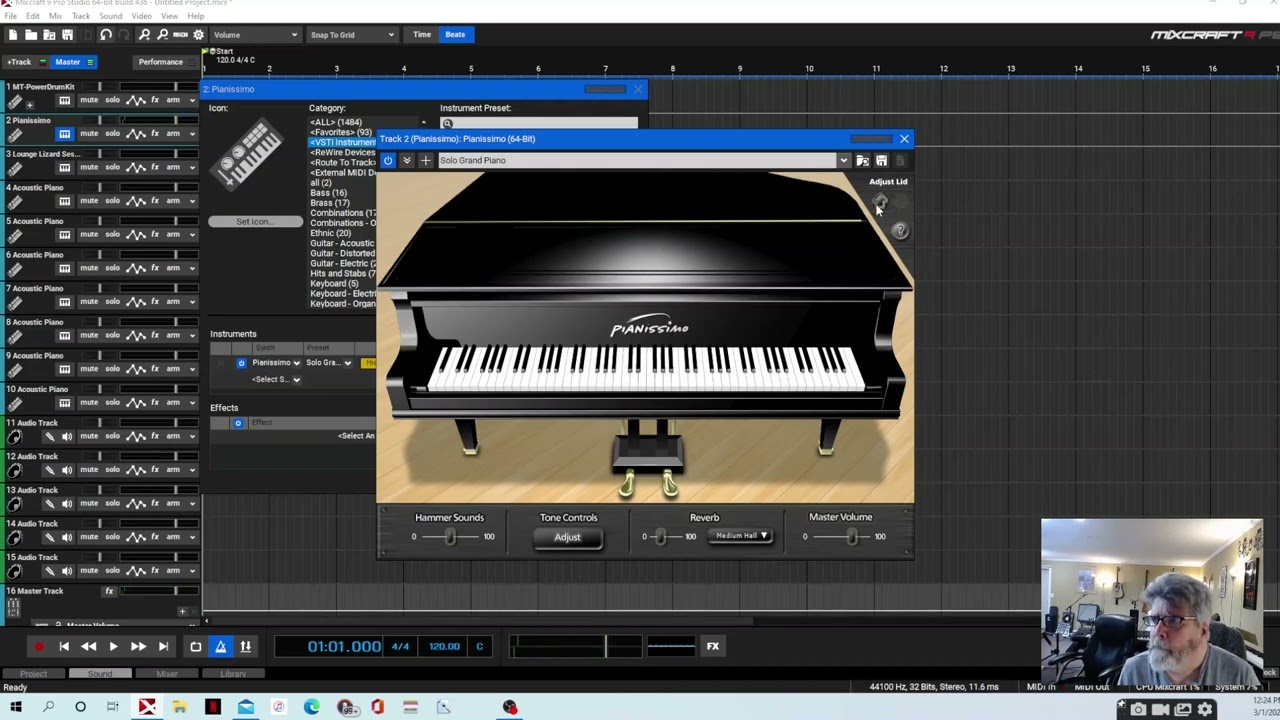 Mixcraft Pro9 Turtorial -Using Free Vst's-Lounge Lizard