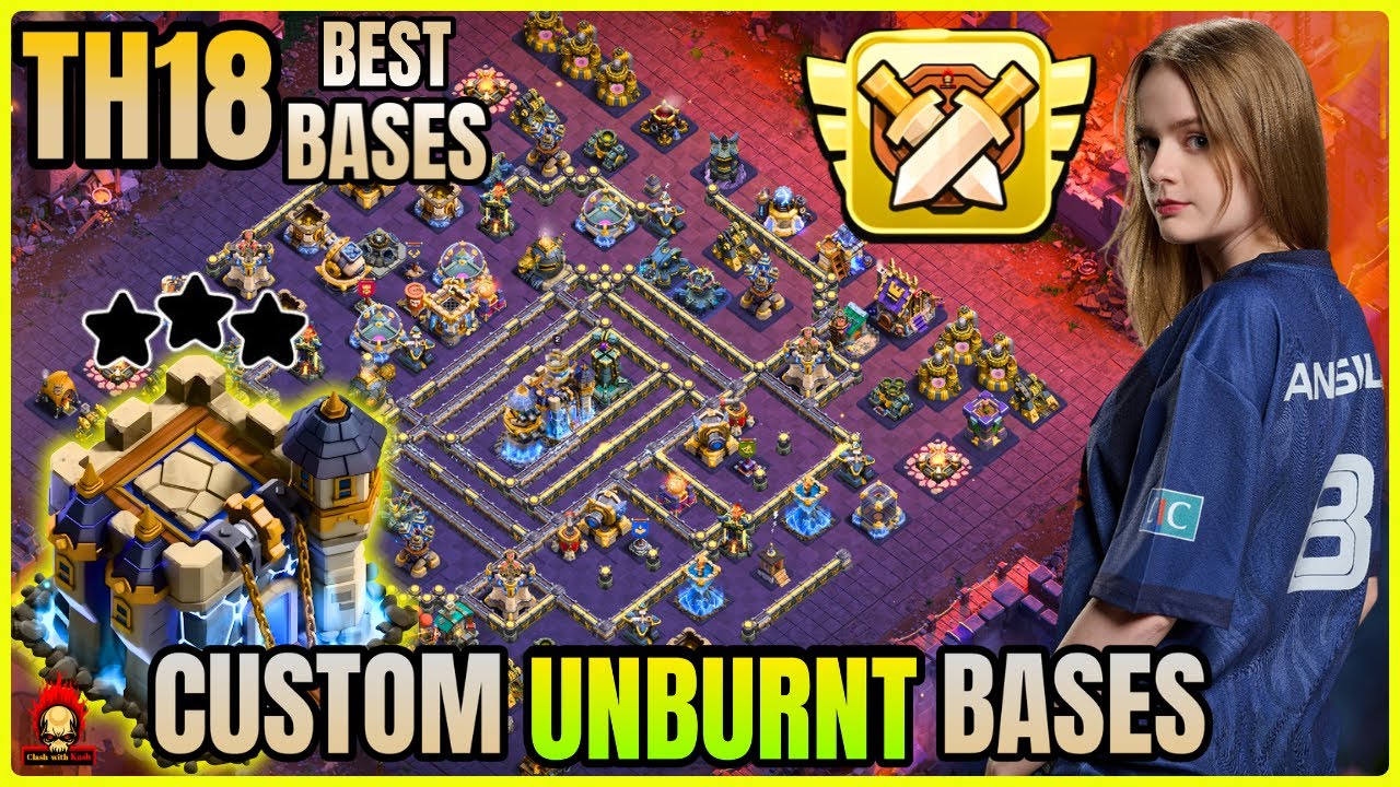 NEW FRESH UNBURNT TOP 10 TOWNHALL 18 BASE ! TH18 LEGEND BASES WITH LINK ! ANTI 2 STAR TH18 WAR BASE