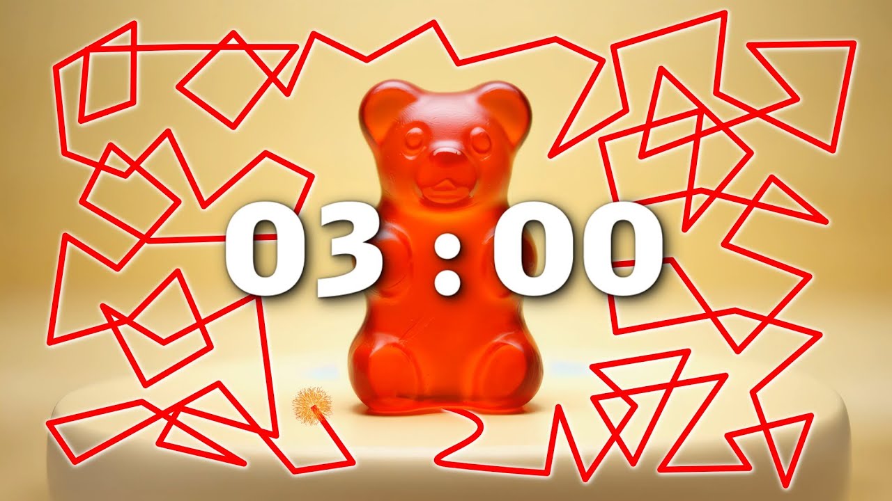 Таймер на 3 минуты GUMMY BEAR 🐻