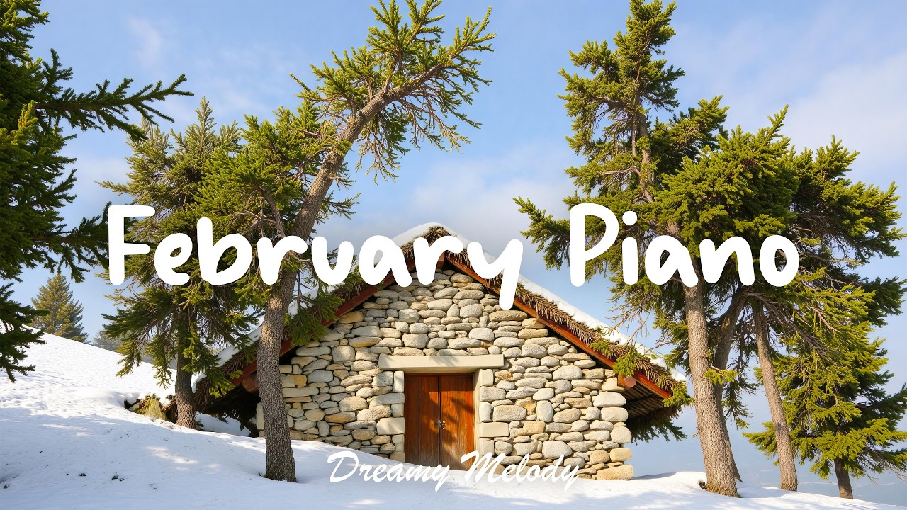 겨울과 봄 사이 포근한 시간 ❄️ 부드럽게 흐르는 감성 피아노 - 2월 힐링 플레이리스트 - February Piano | DREAMY MELODY