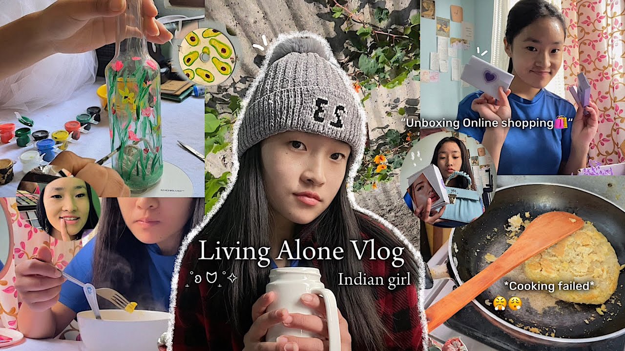 Living alone vlog🌷| Unboxing online 🛍️/ Q\A video/Room makeover/Northeast Indian girl✨Sikkim