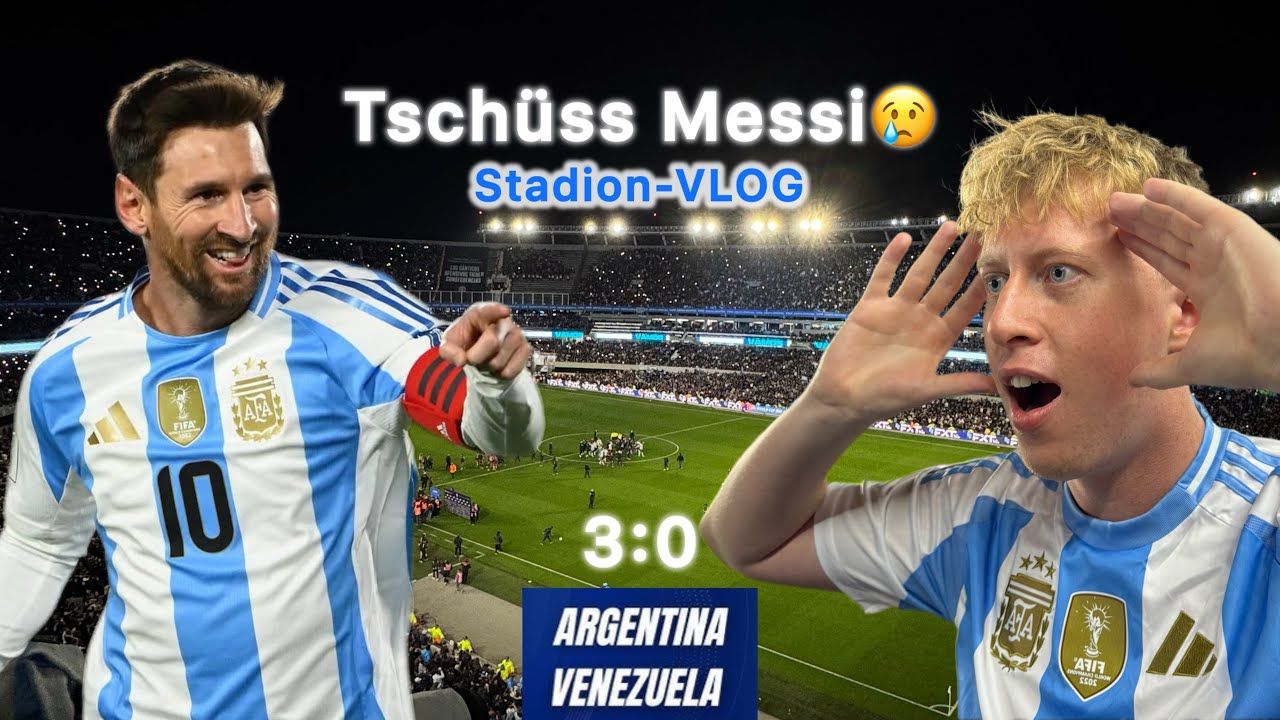 Messis letztes Spiel in Argentinien 🇦🇷 | Argentinien vs. Venezuela – Stadion Vlog