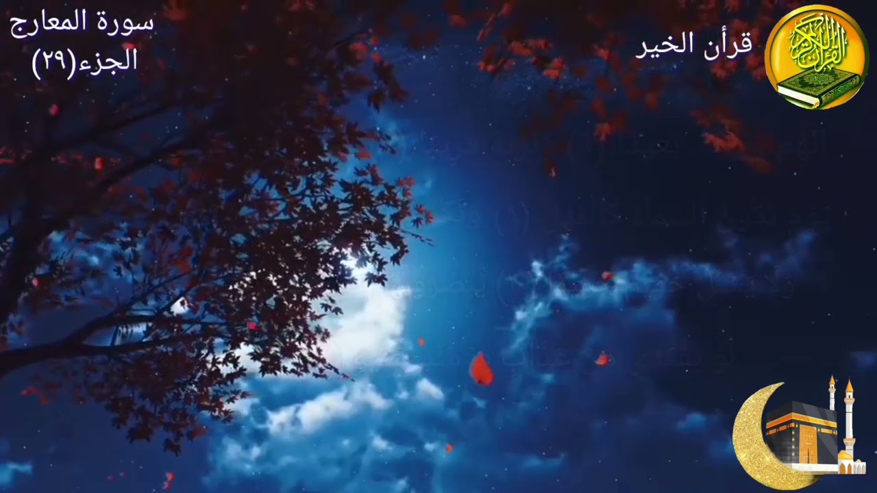 سورة المعارج مكررة مرتين بصوت القارئ فارس عباد🍃🌸☔🌧