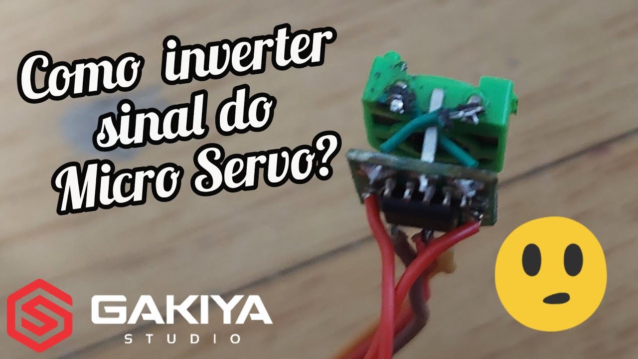 Como inverter o sinal do micro servo controlador?