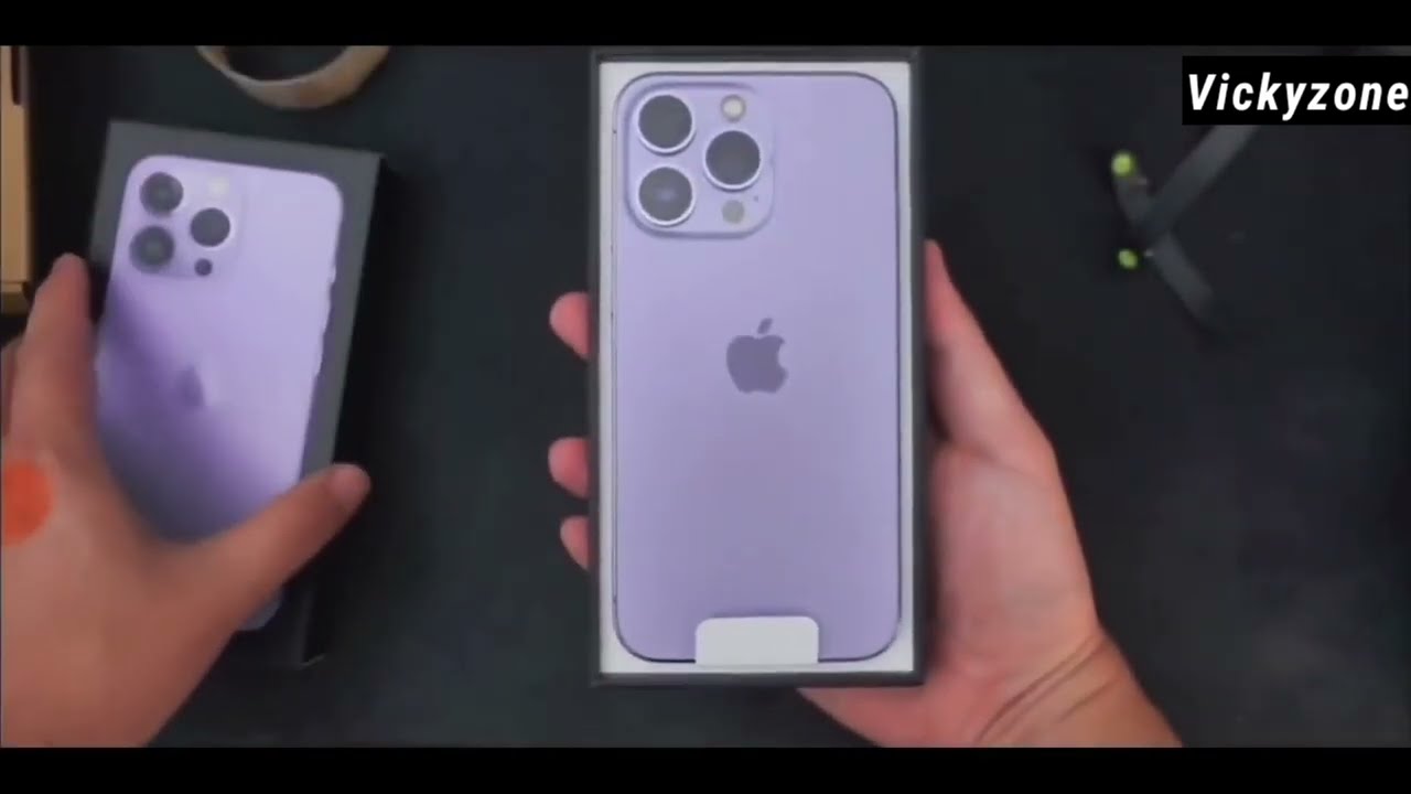 Iphone 14 Pro deep purple unboxing & hands on ⚡⚡⚡