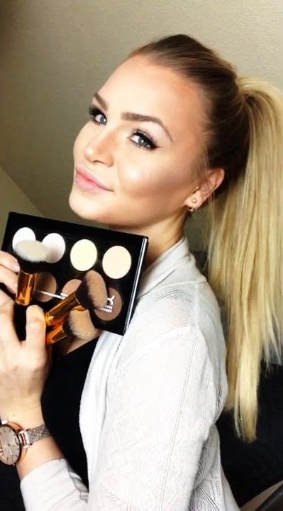 Get ready with me! NYX highlight & contour pro Palette