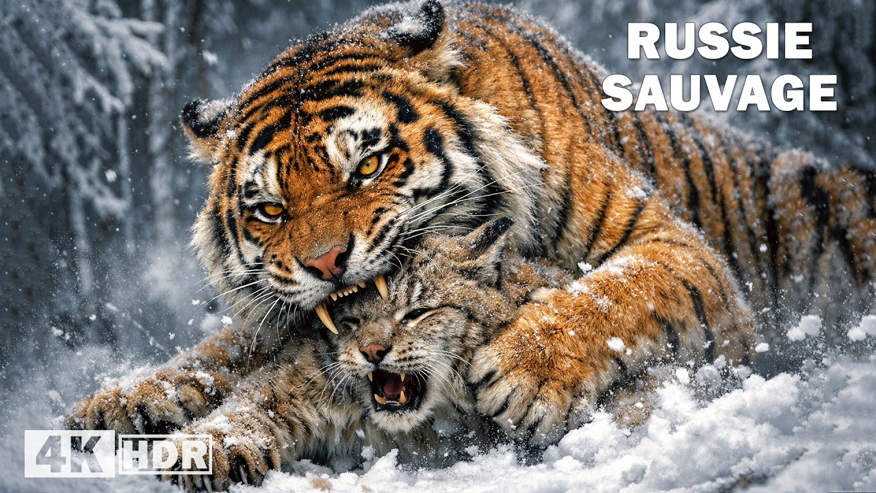 RUSSIE SAUVAGE | Prédateurs suprêmes à -70 °C dans le froid extrême | Documentaire animalier
