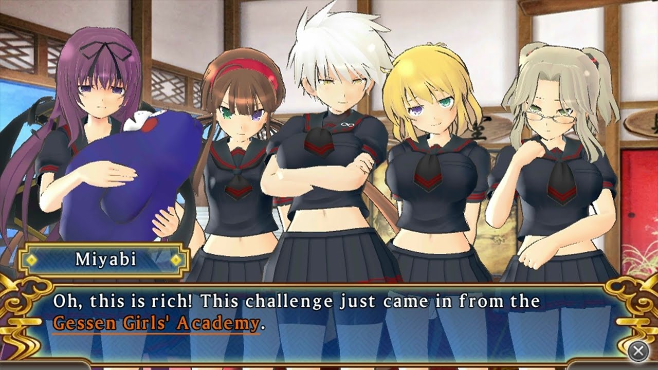 [PS Vita] Senran Kagura Shinovi Versus - Shinobi Girl's Code [Hebijo Academy] - Chapter 3
