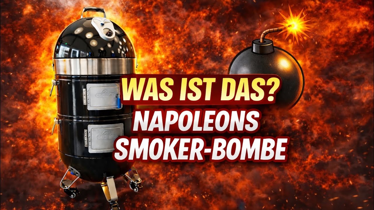 WAS IST DAS  ??? 😱 NAPOLEONS SMOKER BOMBE 💣💥 #watersmoker 