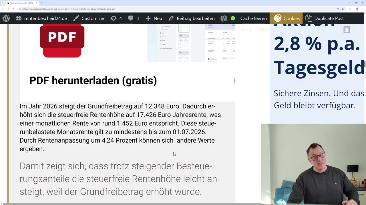 Rente & Steuern: DIESE Grenze entscheidet alles!