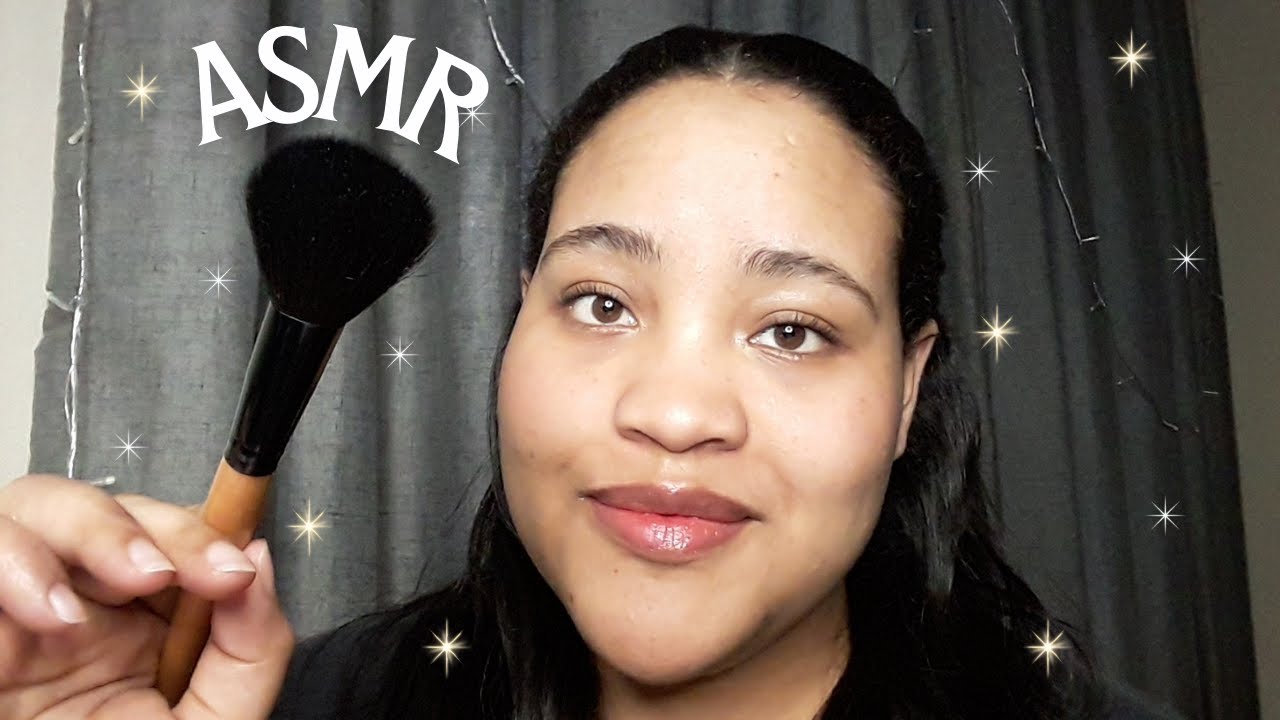 ASMR Gently brushing your face until you fall Asleep 💤 / Personal Attention