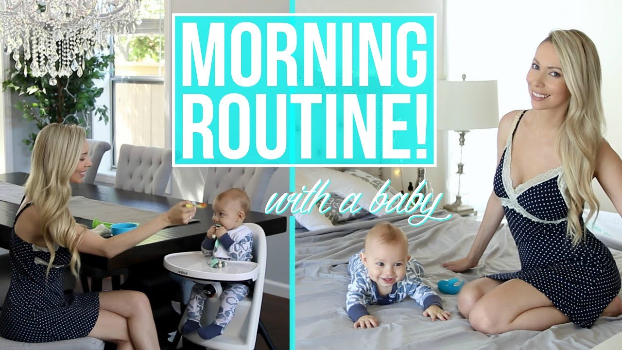 MORNING ROUTINE WITH A BABY!