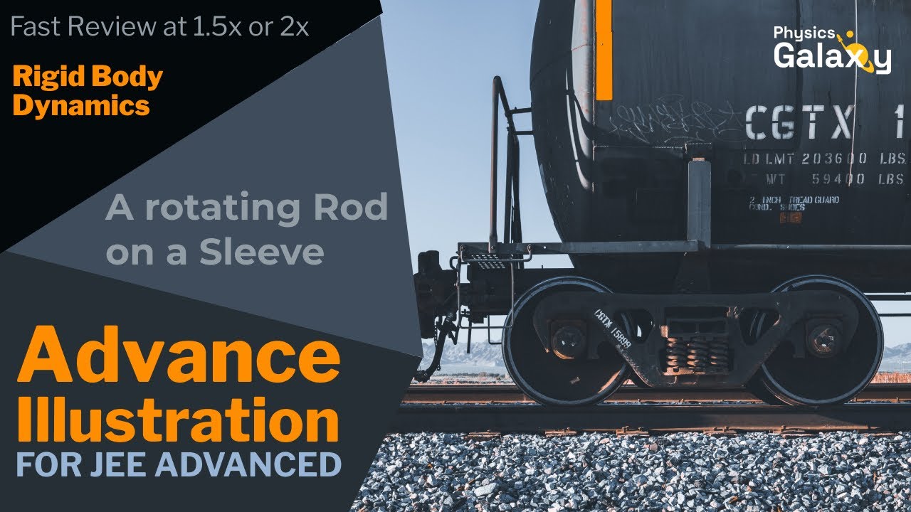 39. Advance Illustration | Rigid Body Dynamics | A rotating Rod on a Sleeve | by Ashish Arora