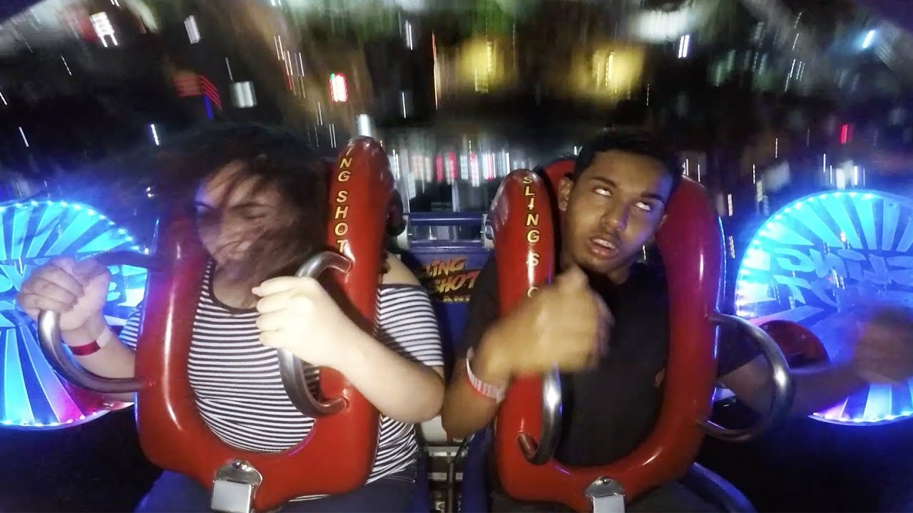 Man Repeatedly Passes Out on Slingshot Ride