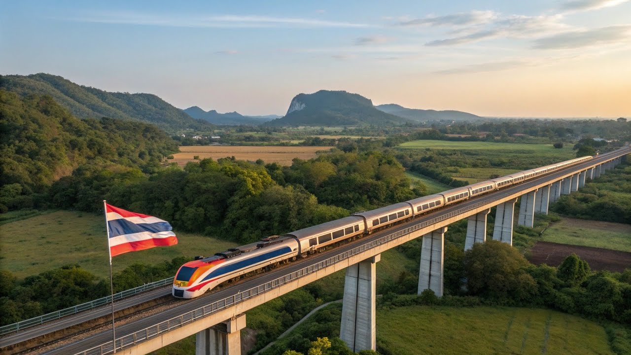 รถไฟความเร็วสูงสายใต้ ไทย: กรุงเทพฯ–หัวหิน และแผนสู่สุราษฎร์ธานี🚄🚅