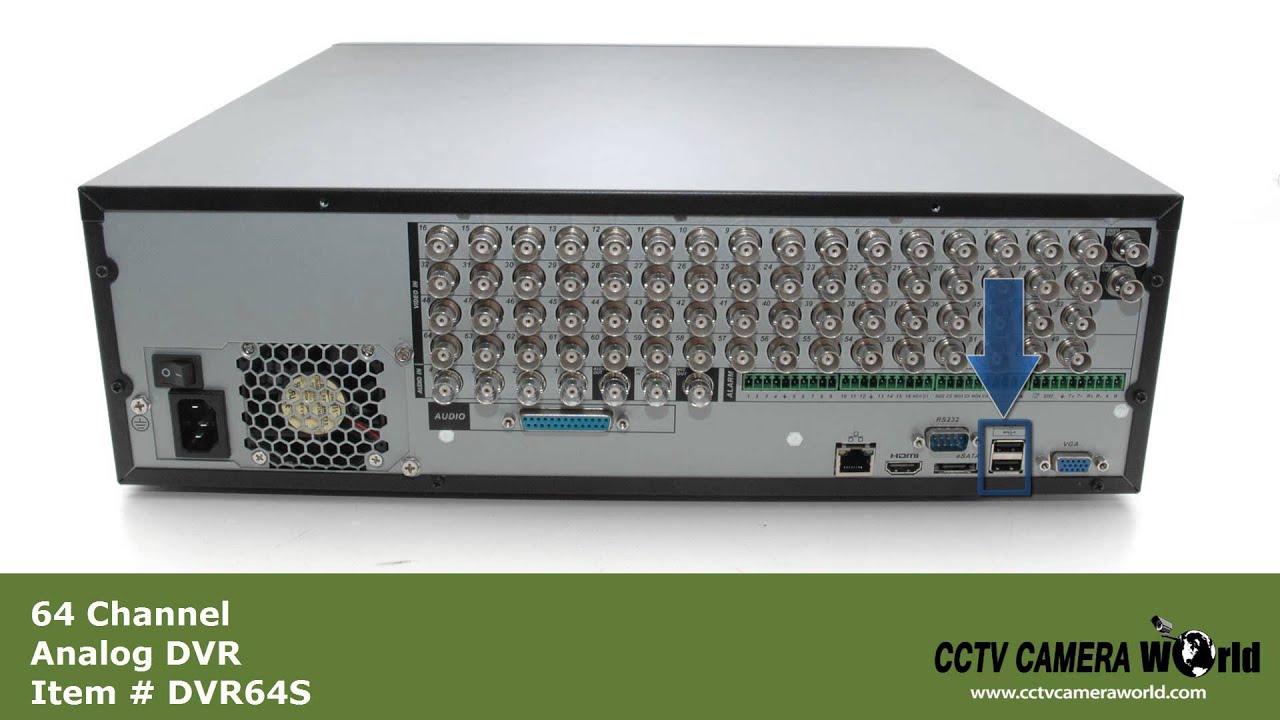 64-канальный аналоговый видеорегистратор 3U