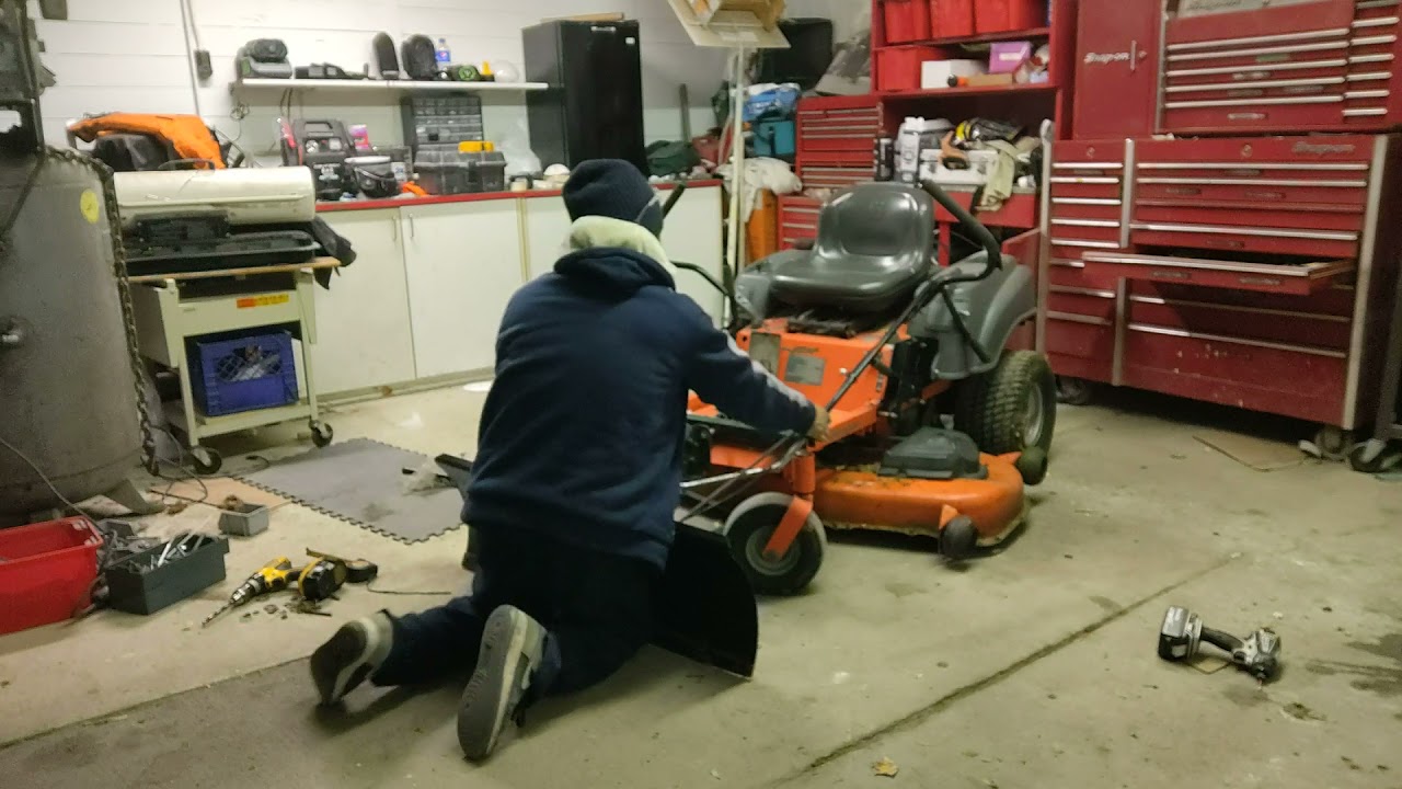 Install a plow on your zero turn mower