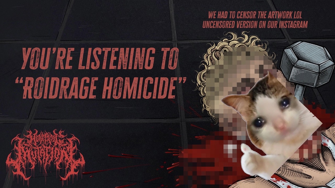 HERETICAL MUTATION - ROIDRAGE HOMICIDE [OFFICIAL LYRIC VIDEO] (2026) SW EXCLUSIVE