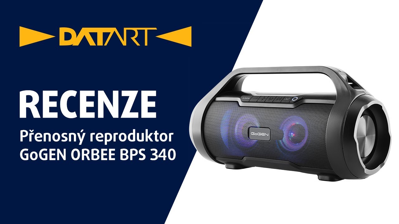 Přenosný reproduktor GoGEN ORBEE BPS 340 | recenze