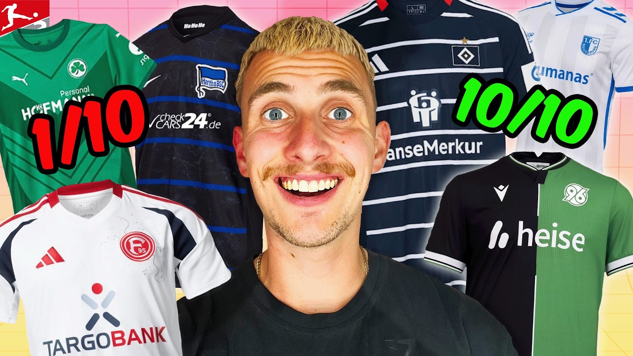 2. BUNDESLIGA AUSWÄRTSTRIKOT RANKING 24/25 🔥