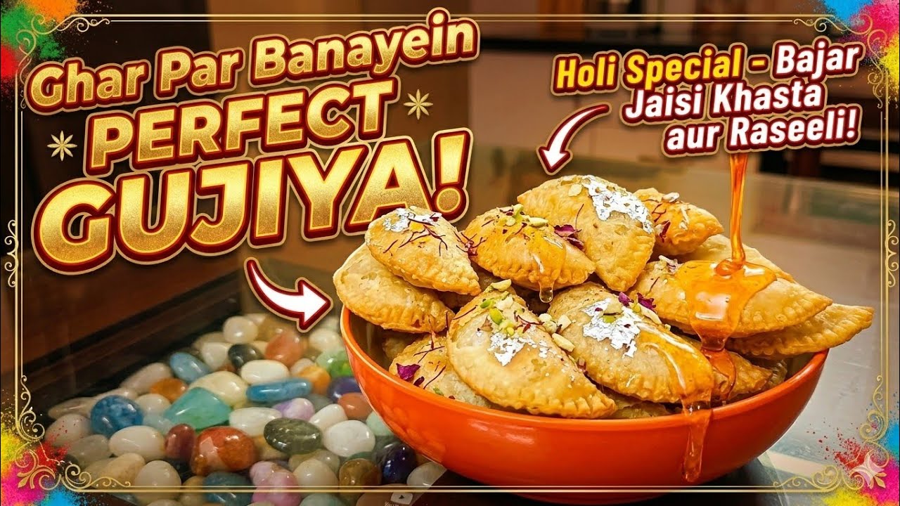 Ek Dum Halwai Jaisi Khasta Gujiya 🥟Mawa-Dry Fruit Gujiya Asli Recipe/मार्केट से बेहतर घर की बनी