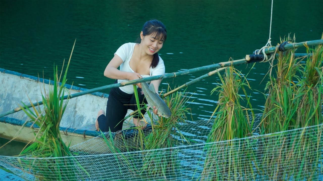 How I Built a Simple Fish Lift Net on the Island – Catch & Cook