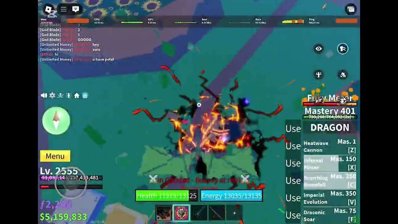 (Epic fight) Eastern dragon VS Western dragon 1v1! (INTENSE FIGHT AND LAG)roblox blox fruits