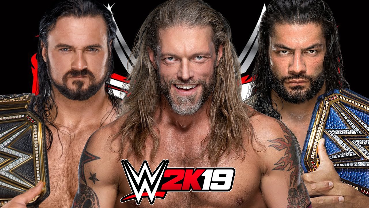 EDGE WINS ROYAL RUMBLE AND NOW WANTS DREW MCINTYRE AND ROMAN REIGNS | WWE 2K19