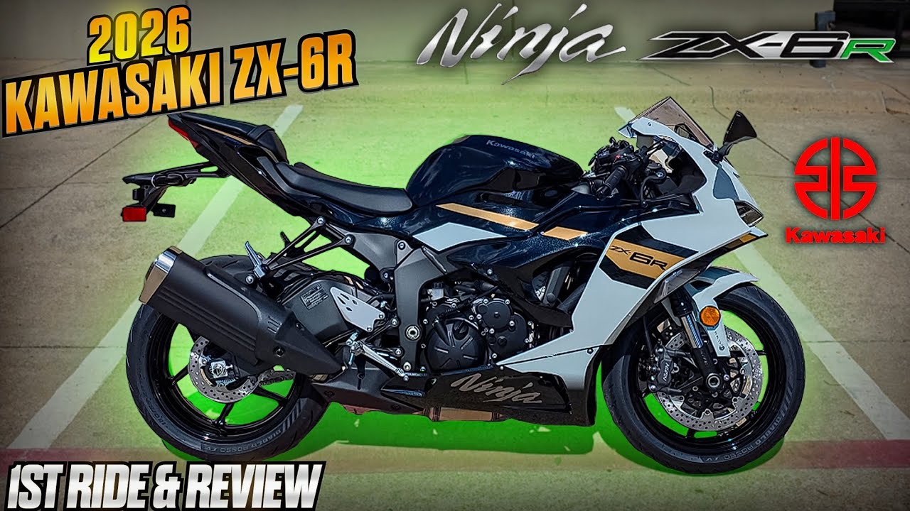 Первая поездка и обзор Kawasaki ZX-6R 2026 года | 600-кубовый Dominator от Kawasaki!!