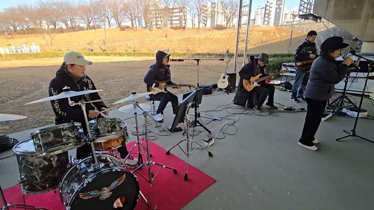 낭만가객 아이리스 드럼연주~/ 노래 길지현