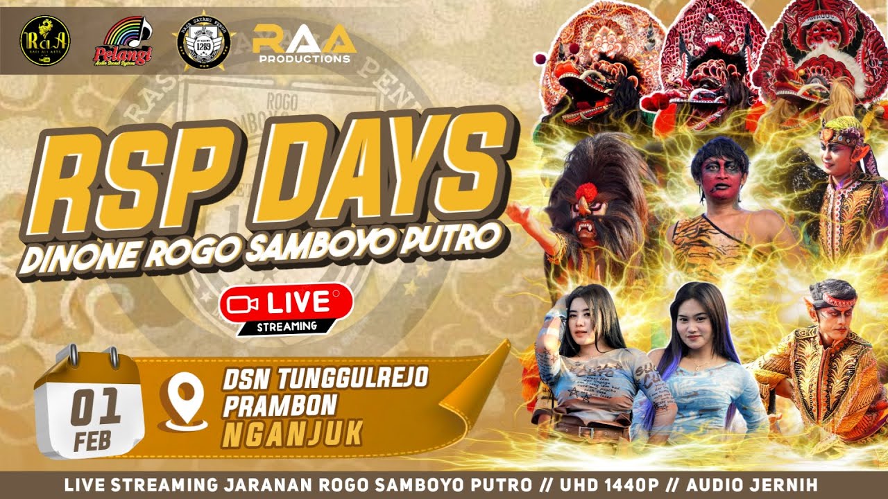 Live Rogo Samboyo Putro Tunggulrejo Prambon Nganjuk Ft Pelangi Audio