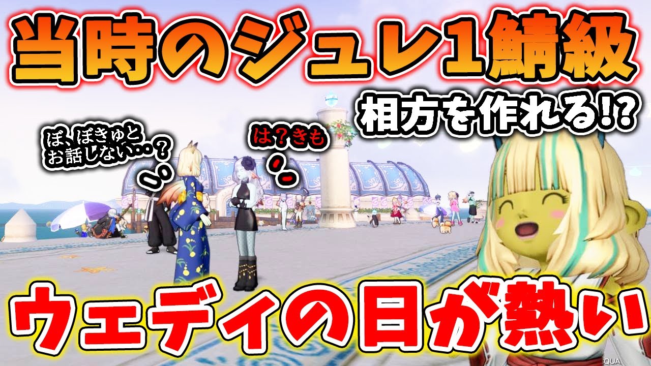 ドラクエ10 当時のジュレ１鯖並みに人が溢れる！ウェディの日を堪能しろ！相方勢歓喜な最高のイベントか
