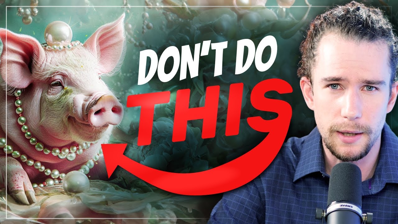 Stop casting pearls before pigs! - Who was Jesus talking about?