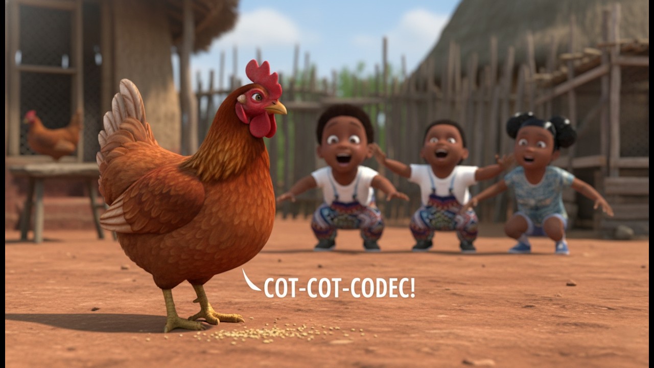 chante avec le coq | B'ANGEL FRANÇAIS | Comptines avec bebe kameni | Bantu Angel Français.
