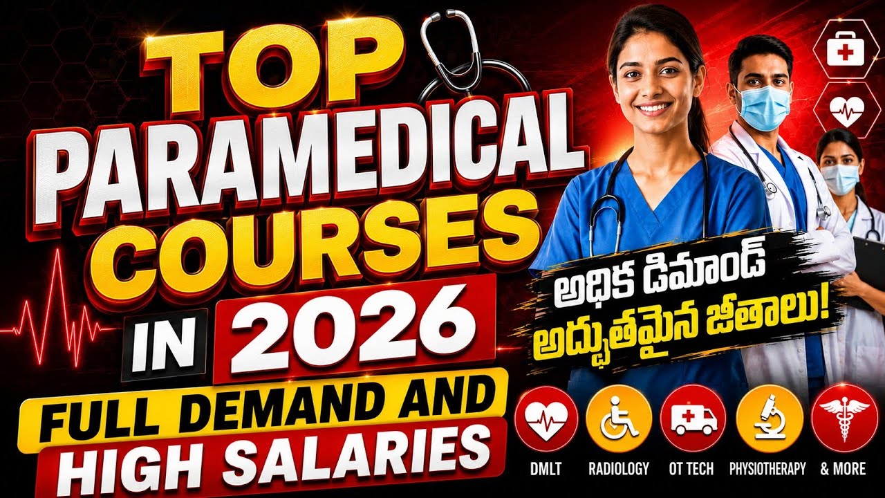 Best paramedical courses in 2026 || Dr. NTR University best paramedical courses 2026